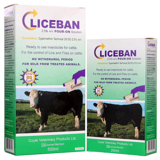 Liceban 2.5% Pour on