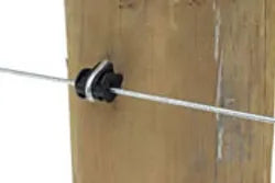 Pel P184 Wood Post Staple on Insulators pk of 50